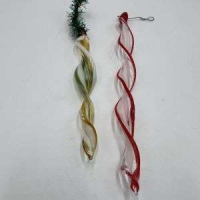 Flameworking Twisty Icicle Ornaments