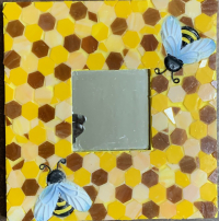 Mirror Mosaic Class by Celeste Budd, 3-12-26