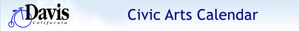 Davis Civic Arts Event Calendar